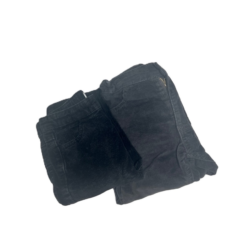 Basix boys 2 pants bundle sz 4/5 gray pants cotton cord casual cozy fun street